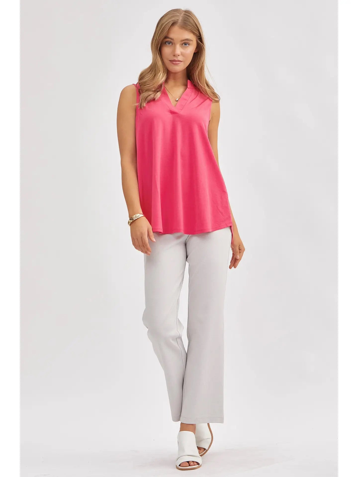 A-Line Wrinkle-Free Tank Top