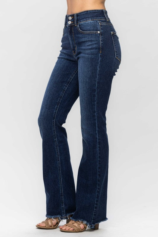 Judy Blue Vintage HW Frayed Bootcut *Plus*