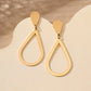 18K Stainless Steel Drop Earrings