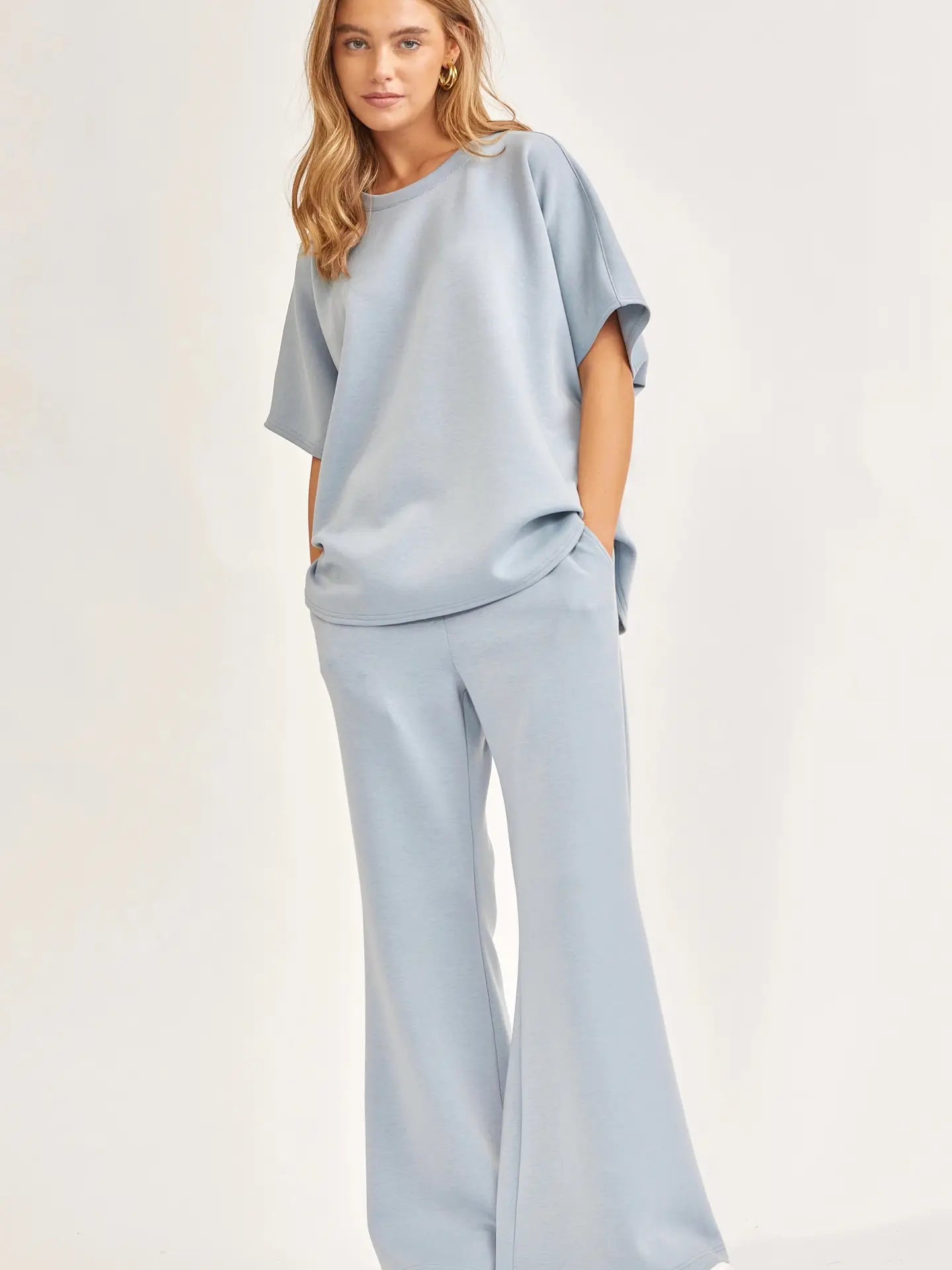 Poncho Top & Bell Bottom Modal Travel Set