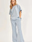 Poncho Top & Bell Bottom Modal Travel Set