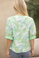 Mint Julep Mood Printed Lace Top