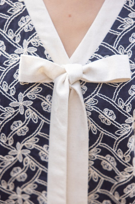 Nantucket Belle Embroidered Dress