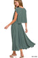 Woven Crinkle Gauze Top & Skirt Set