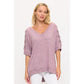 Lilac Dolman Grommet Sleeve