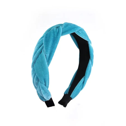 Classic Breaded Velvet Headband