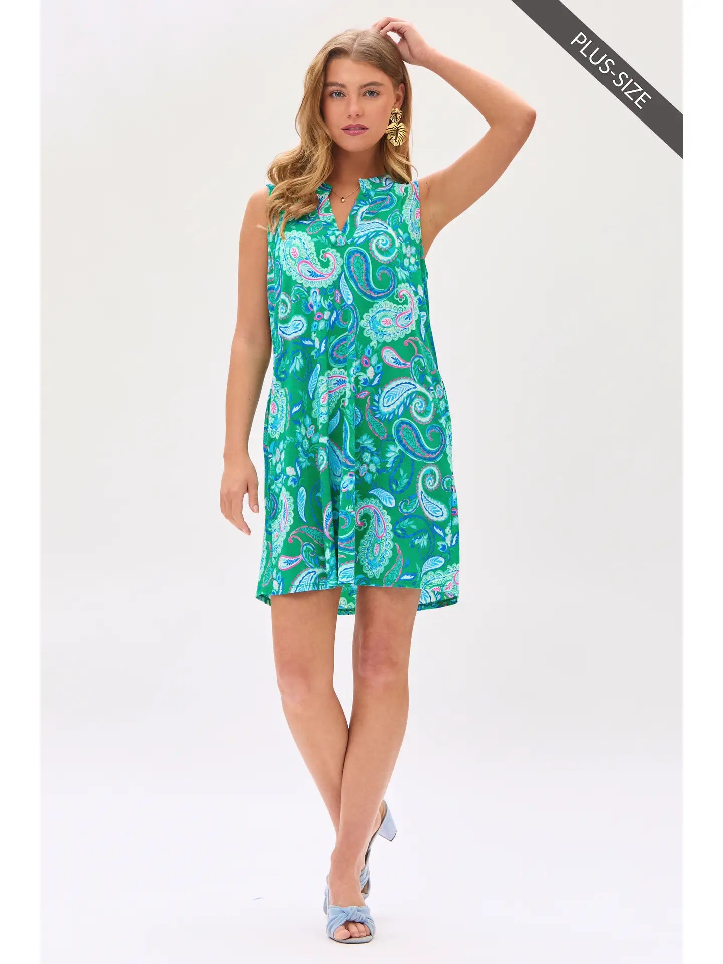 Paisley Lizzy Sleeveless Dress