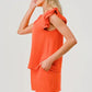 Ruffle Sleeve Game Day Top & Short Set