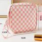 Travel Checker Make-up Pouch