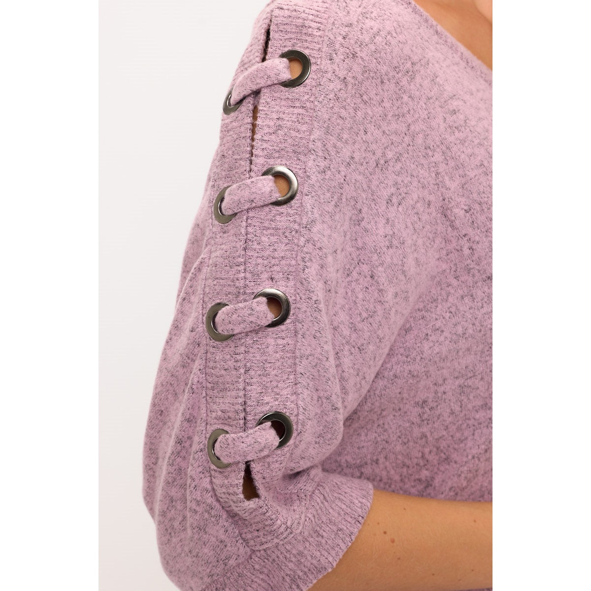 Lilac Dolman Grommet Sleeve