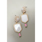 Pickleball Pearl Racket Earrings