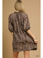 Leopard Print Mini Dress