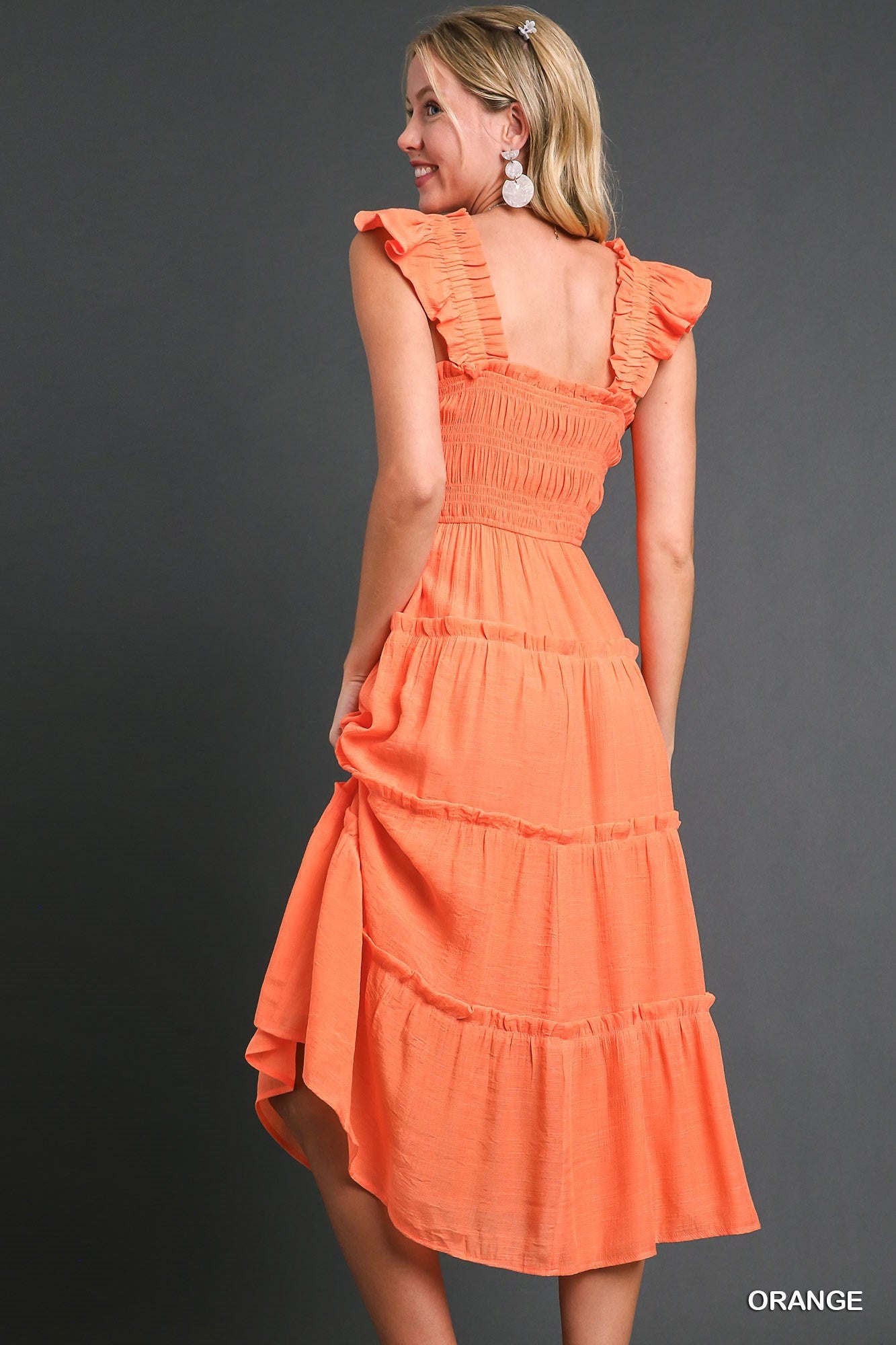 Tangerine Twist Tiered Maxi