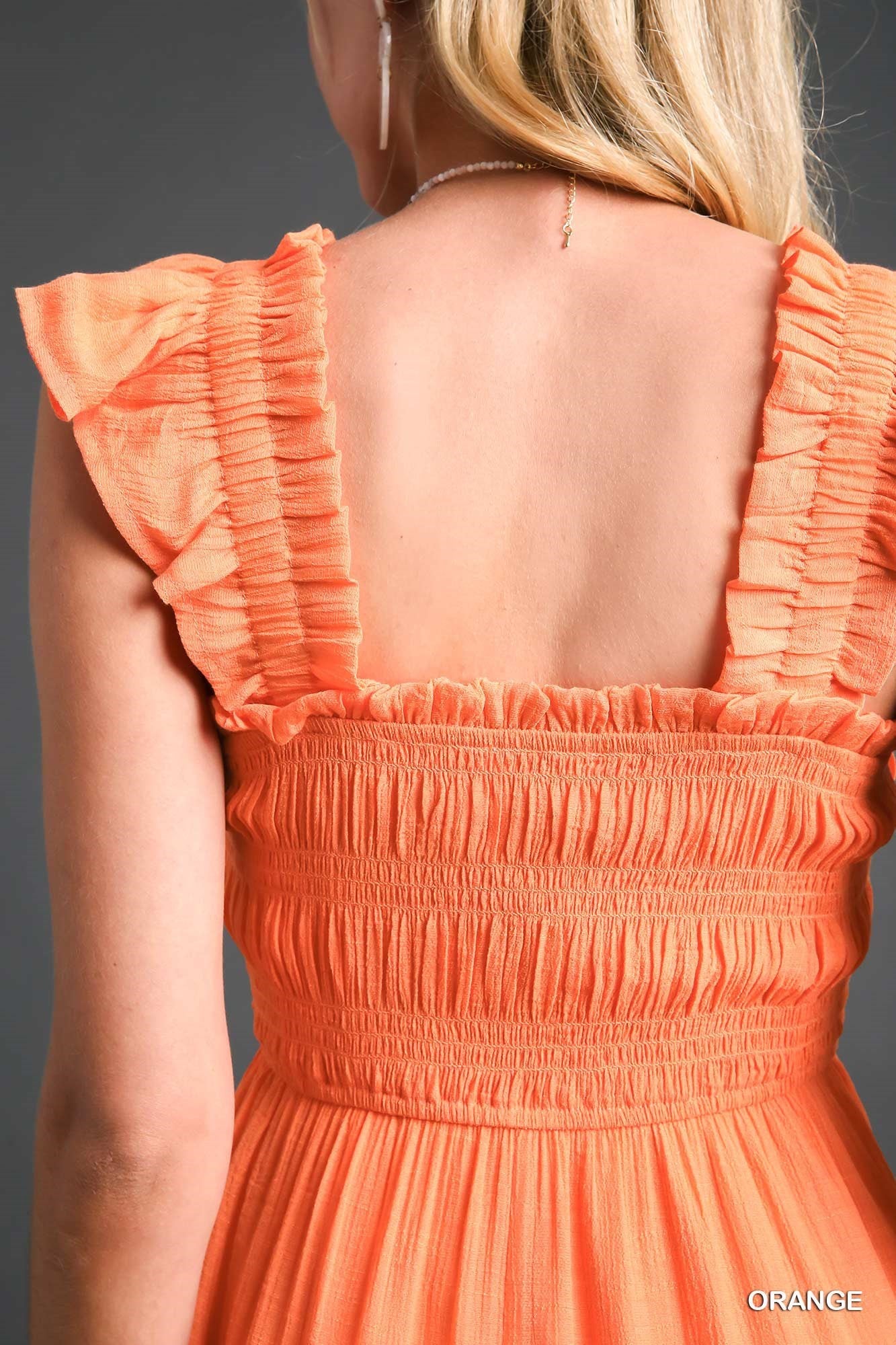 Tangerine Twist Tiered Maxi