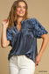 Velvet Wishes Embroidered Sleeve Top