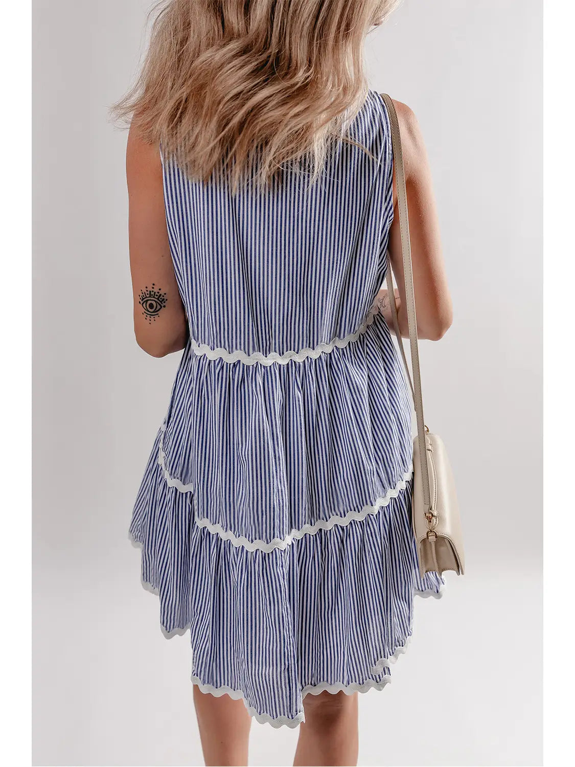 Seaside Ruffles Mini Dress