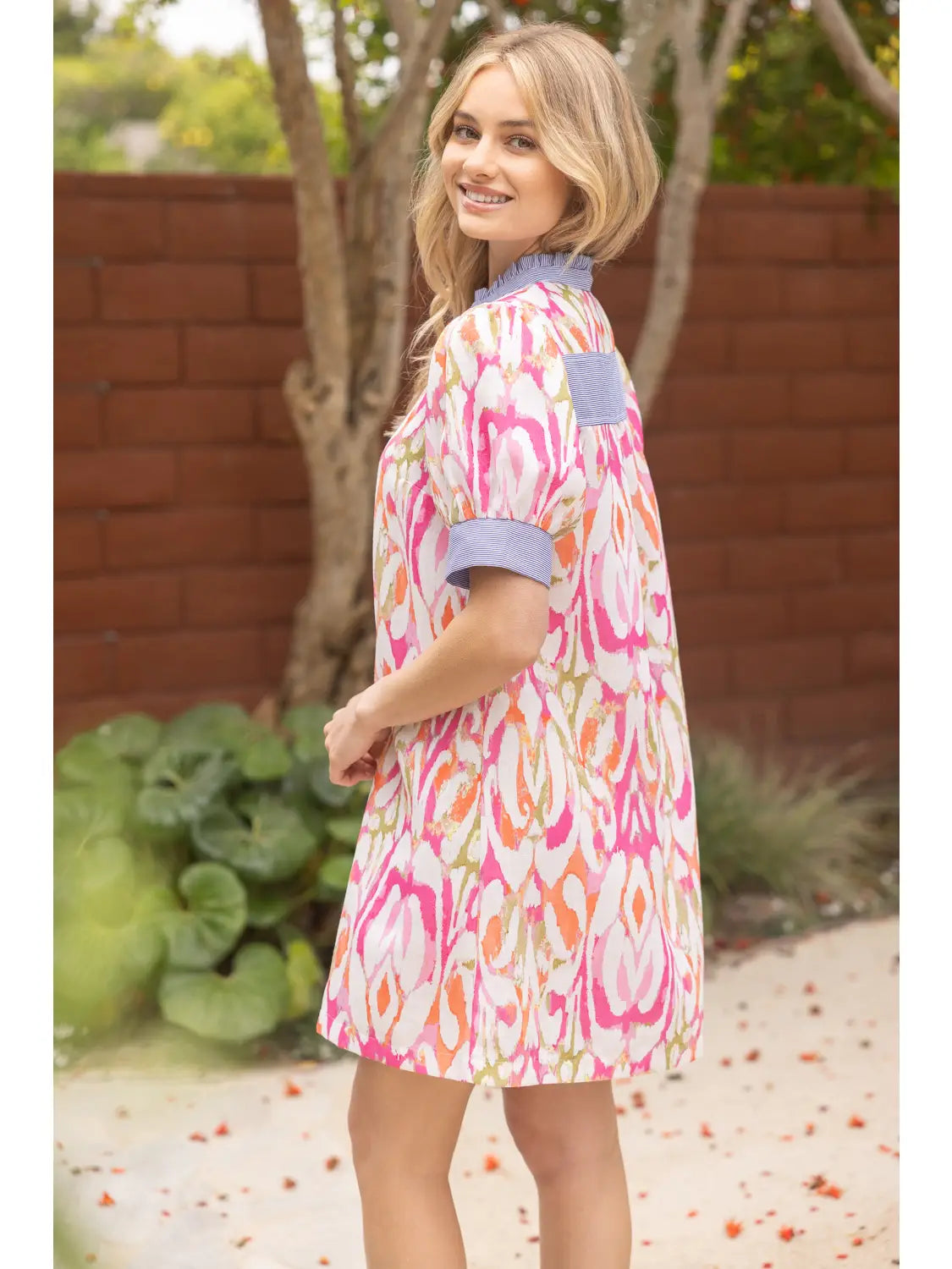 Palm Springs Pop Abstract Dress