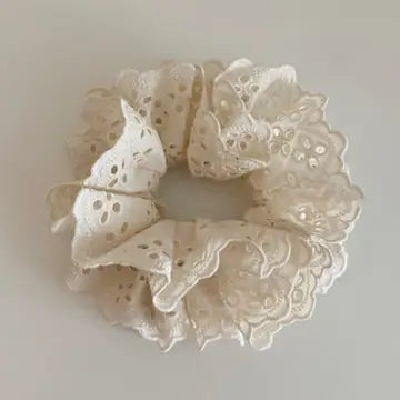 Lace Cottagecore Vintage Inspired Scrunchie
