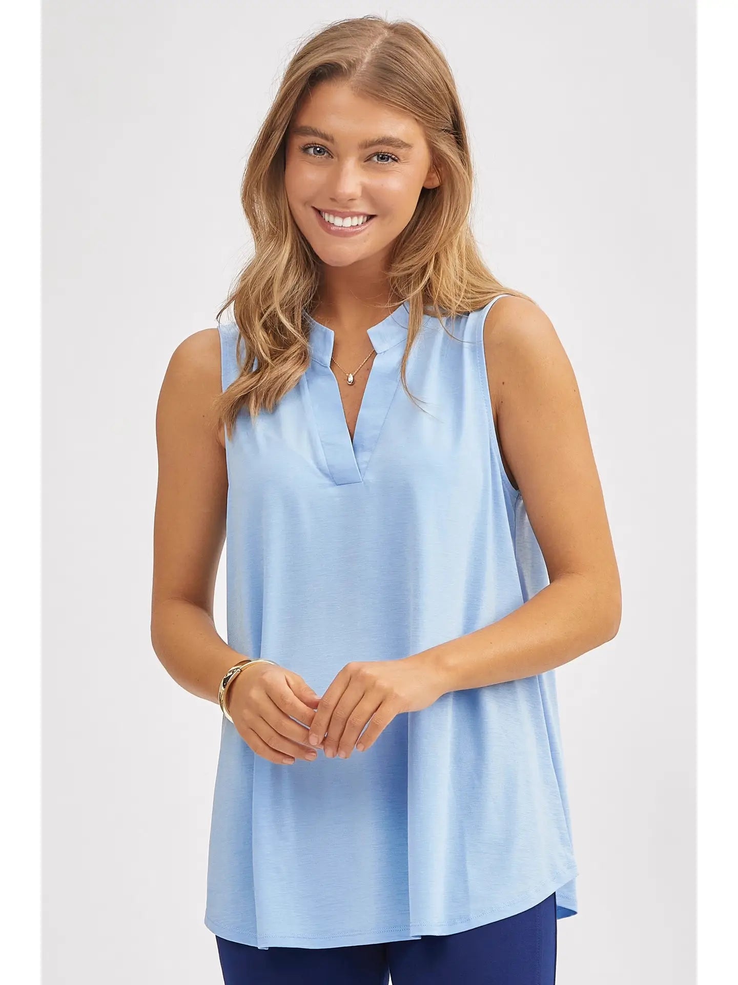 A-Line Wrinkle-Free Tank Top