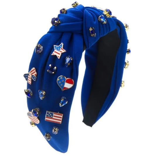4th of July Rhinestone Headband