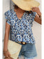 Boho Abstract Print Top
