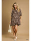 Leopard Print Mini Dress