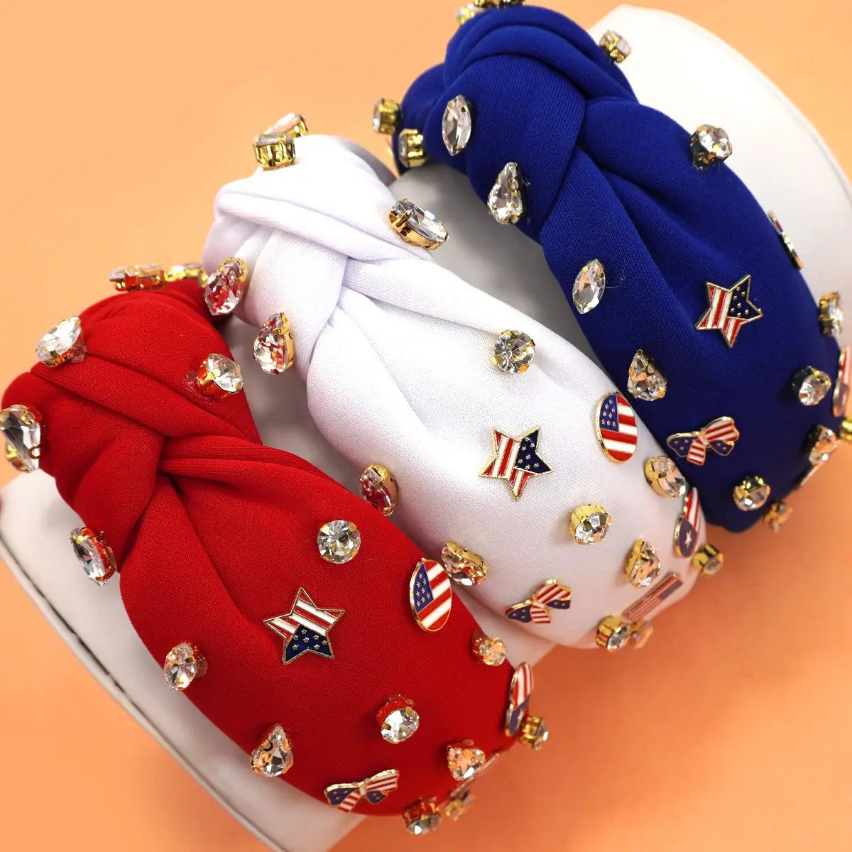 4th of July Rhinestone Headband