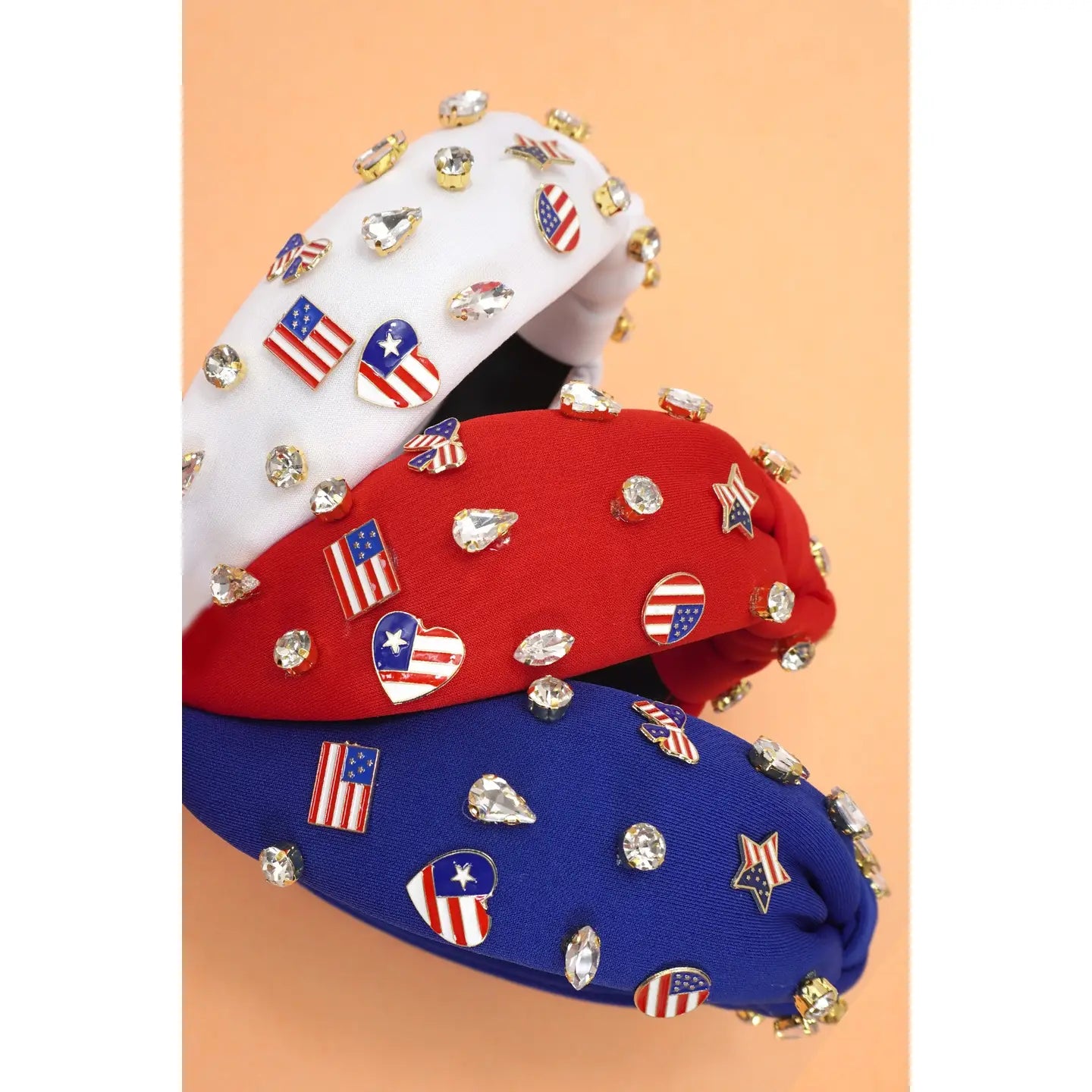 4th of July Rhinestone Headband