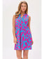 Mandarin Collar Wrinkle-Free Tank Dress