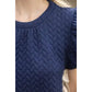 Navy Twill Tape Tie Top
