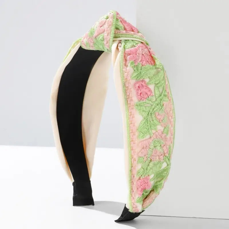 Floral Cottagecore Embroidered Headband