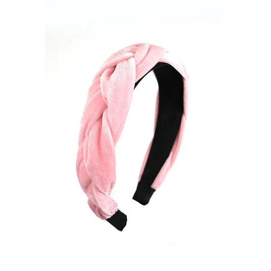 Classic Breaded Velvet Headband