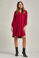 Wrinkle-Free Solid Dress