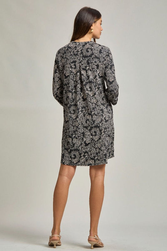 Wrinkle-Free Print Dress