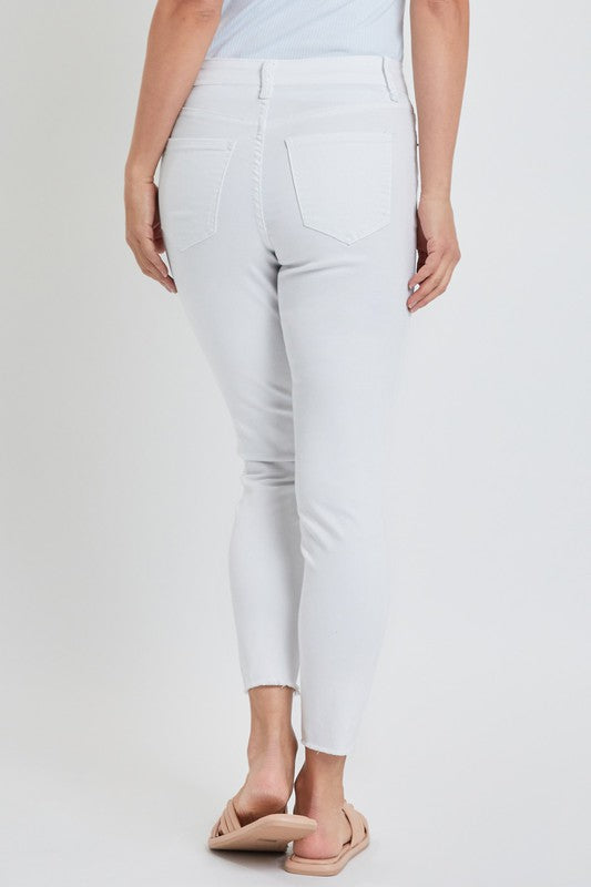 Missy 4-Button Skinny Ankle Jean