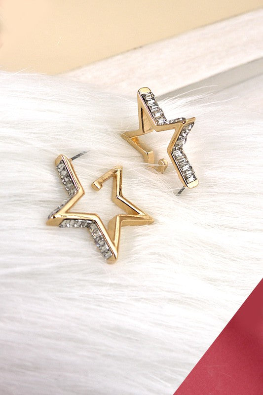 Modern Star Earrings